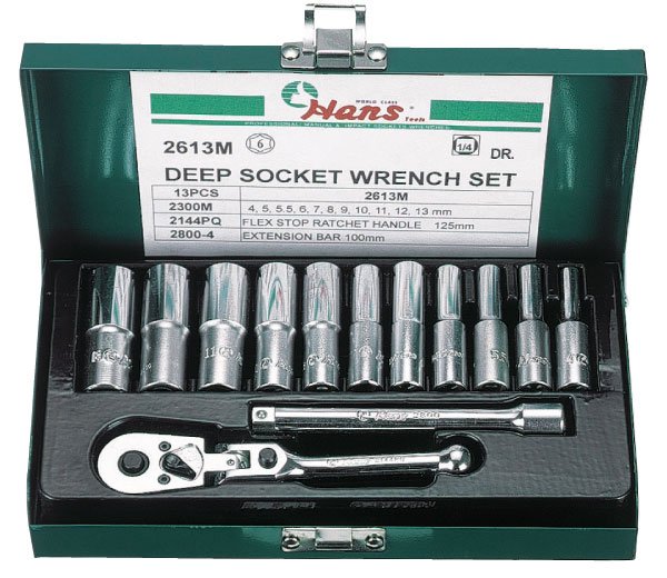 TOOL SETS Socket and wrench set  Art. 2613M