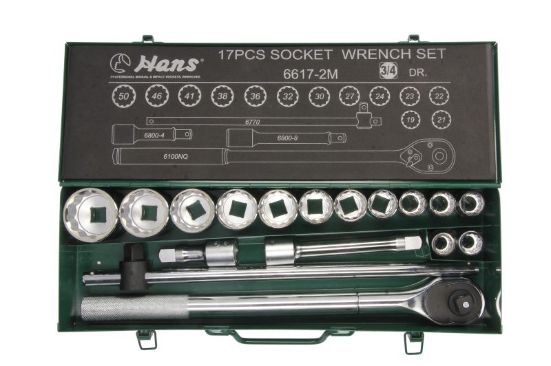 TOOL SETS Socket and wrench set  Art. 66172M