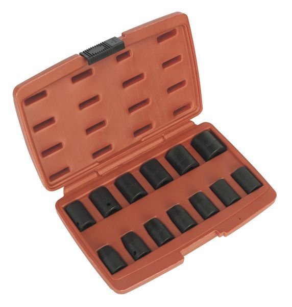 TOOL SETS Socket set 1/2", Size: 10, 11, 12, 13, 14, 15, 16, 17, 18, 19, 21, 22, 24 mm; 13 pcs  Art. SEAAK5613M