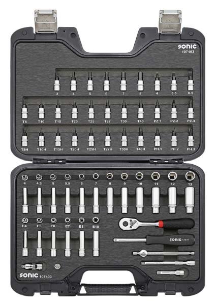 TOOL SETS Socket and wrench set (Double cloth)  Art. 107403