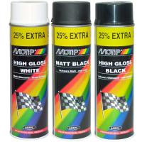 Spray paints, paints and varnishes Spray paint HIGH GLOSS black glossy 500ml  Art. 004005