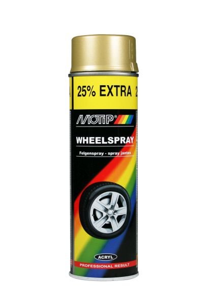 Spray paints, paints and varnishes Rim paint spray gold 500ml  Art. 004008