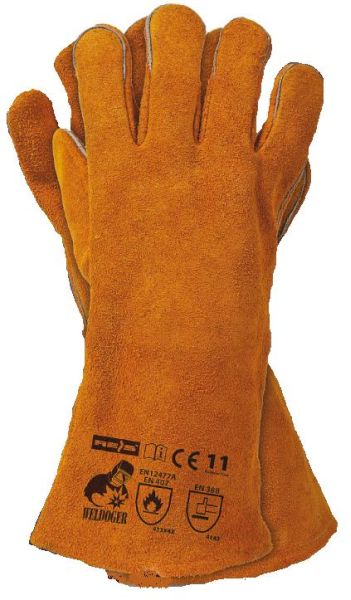 Gloves Gloves for welding, leather, 1 pair  Art. 0XREK10111P