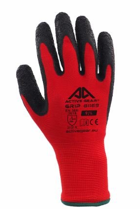 Gloves Gloves, ACTIVE GRIP, polyester and latex, XL 12 pairs  Art. 0XREK0207XL