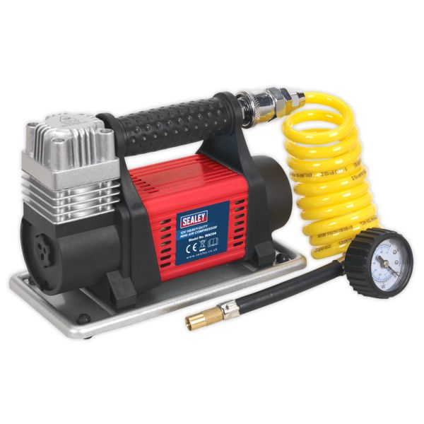 Compressed air compressors and tire inflators Tire inflator with compressor 12v 6.8bar  Art. SEAMAC04