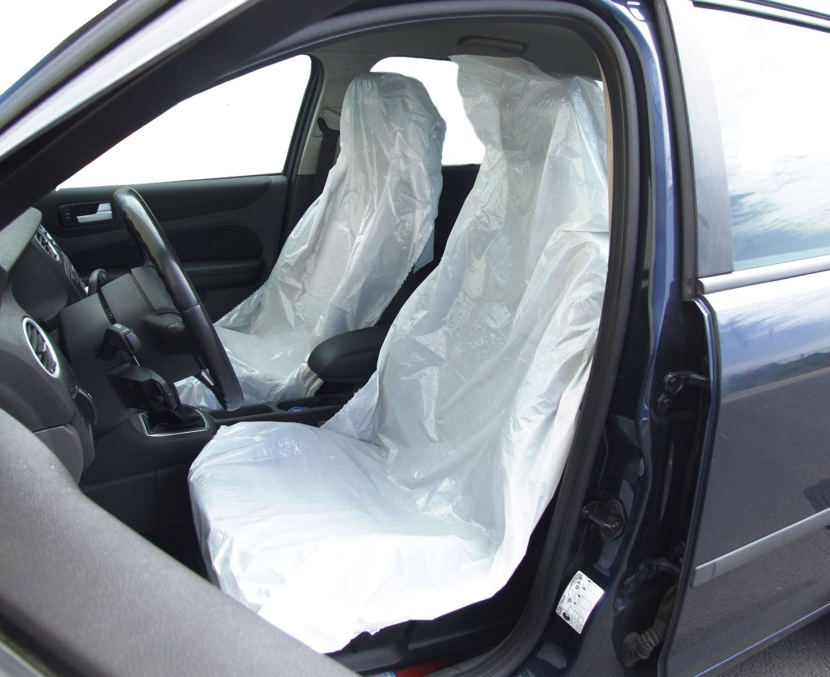 Seat and other protections for repair shops Seat cover 100 pcs/roll  Art. QS172B