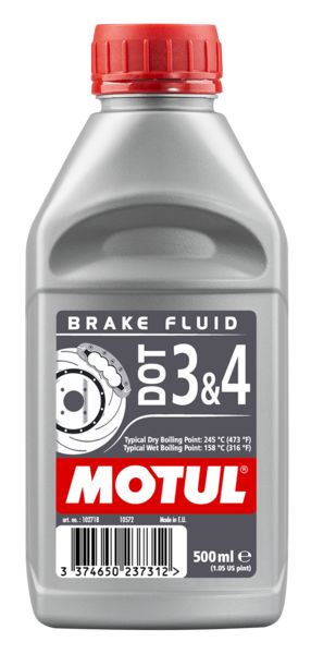 Brake fluids Brake fluid 500ml (DOT 3/4)  Art. DOT3405L102718