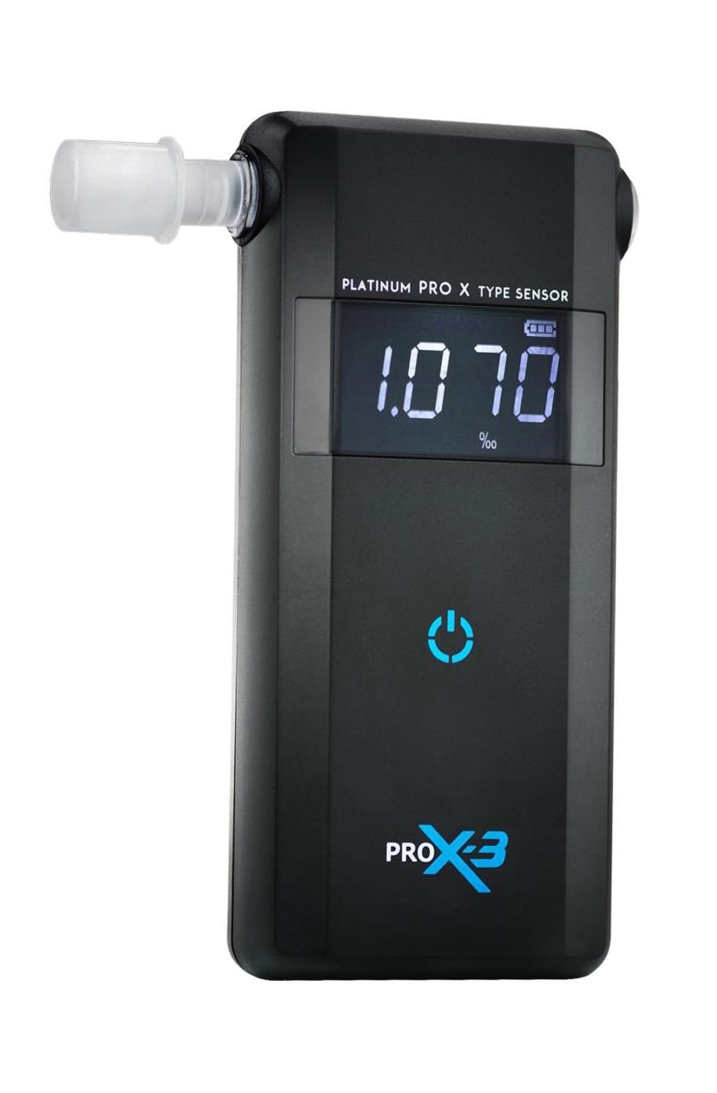 Breathalyzers and accessories Breathalyzer X-3 0/4‰, 2x AAA, 109x51x18mm, 84 g  Art. ALPROX3
