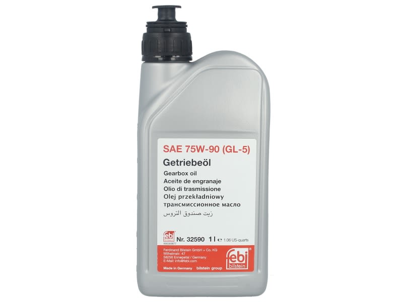 Gear oils Gear oil MTF (1L) 75W90 yellow API GL-4; GL-5  Art. 32590