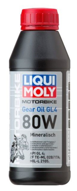 Gear oils Mineral gear oil MOTORBIKE GEAR OIL 80 0.5l GL-4  Art. LIM1617SAE8005LGEAR