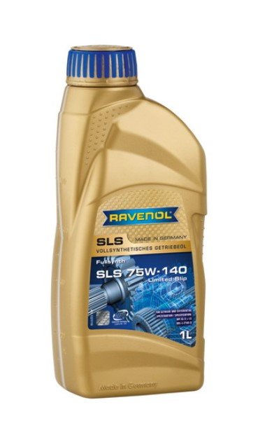 Gear oils Gear oil SLS (1L) 75W140 Limited slip (LS) API GL-5; MIL-L-2105D  Art. RAVSLS75W140LS1L