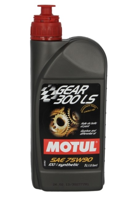 Gear oils Gear oil GEAR (1L) 75W90 Limited slip (LS) API GL-5  Art. GEAR300LS75W901L