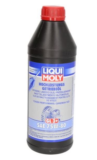 Gear oils Gear oil (1L) SAE 75W80 ;API GL-3 ; DAF; IVECO; MAN 341 TYPE E3; MAN 341 TYPE Z3; RENAULT TRUCKS; VOLVO 97305; ZF TE-ML 02D; ZF TE-ML 08  Art. LIM2046475W801L