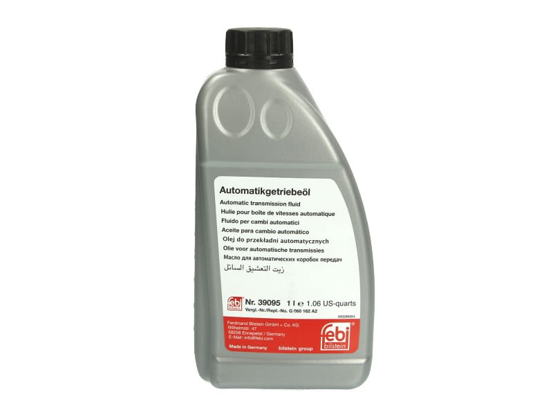 Gear oils Gear oil ATF (1L) ; BMW 83222289720; BMW ATF-3; CHRYSLER 68157995AA; JAGUAR 02JDE 26444; JEEP ATF LGF8; KIA SP-IV; LAND ROVER LR023288; VW G 060 162; VW G 060 162 A2  Art. 39095