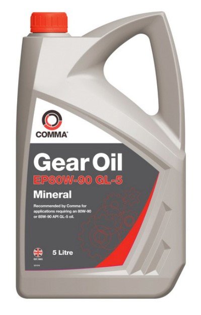 Gear oils Gear oil MTF (5L) 80W90 API GL-5; FORD M2C197-A; MB 235.0  Art. GEAROILEP80W90GL55L