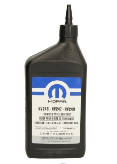 Gear oils Gear Oil (0.946L) API GL-5; CHRYSLER NV245; CHRYSLER NV247; CHRYSLER NV249  Art. 05016796AC