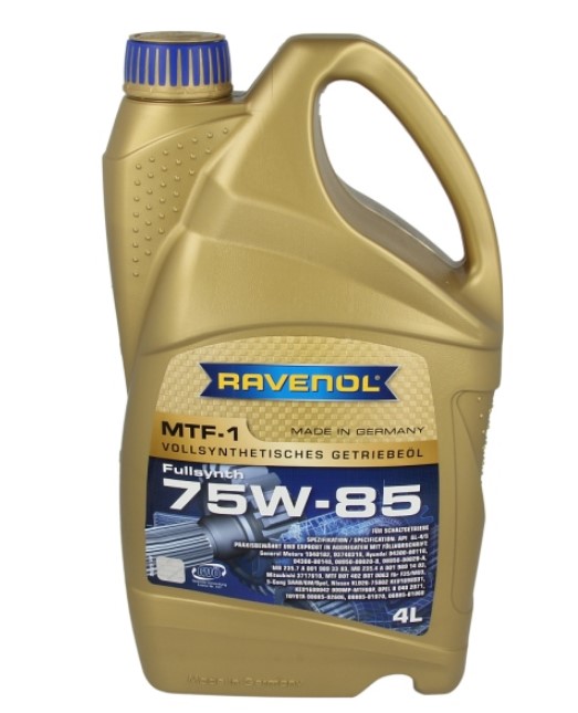 Gear oils Gear oil MTF-1 (4L) 75W85 API GL-4; GL-5; MB 235.4; MB 235.7  Art. RAVMTF175W854L