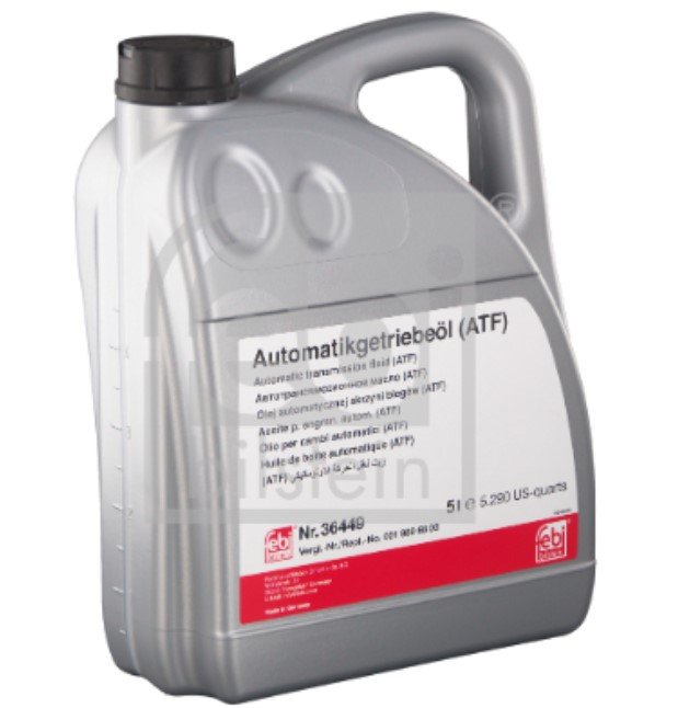 Gear oils Automatic transmission oil ATF (5L) ; ATF 134; MB 236.12; MB 236.14; SSANGYONG DSIH 6P805  Art. 36449