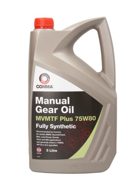 Gear oils Mineral gear oil MTF (5L) 75W80 API GL-4; BMW MTF LT-2; FORD M2C186-A; HONDA MTF; HONDA MTF-II; HONDA MTF-III; MB 235.10; NISSAN MT-XZ; NISSAN MT-XZ TL (JR TYPE); OPEL/GM 1940768; VOLVO 97308  Art. MVMTFPLUS75W80FS5L