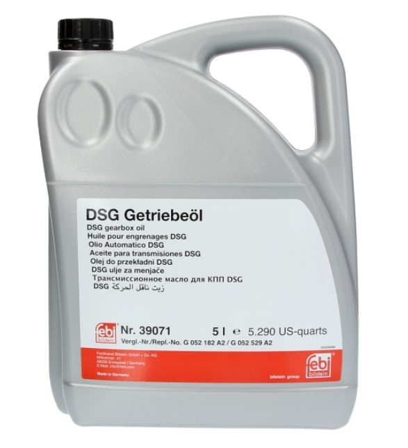 Gear oils Automatic transmission oil ATF (5L) (DSG/DCT); MB 236.21  Art. 39071