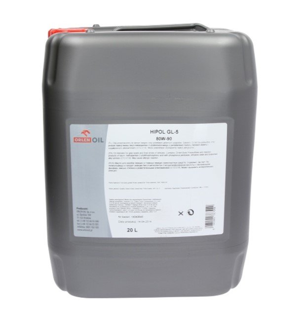 Gear oils Gear oil HIPOL (20L) 80W90 API GL-5  Art. HIPOLGL580W9020L