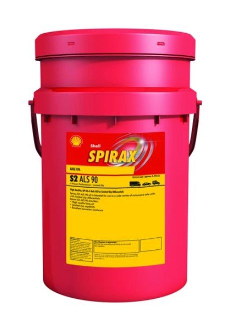 Gear oils Mineral gear oil Spirax (20L) 90 Limited slip (LS) API GL-5; MIL-L-2105B; ZF TE-ML 05C; ZF TE-ML 12C  Art. SPIRAXS2ALS9020L
