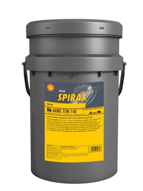 Gear oils Gear oil Spirax (20L) 75W140 API GL-5; MT-1; MIL-PRF-2105E; SCANIA STO 2:0A  Art. SPIRAXS6AXME75W14020L