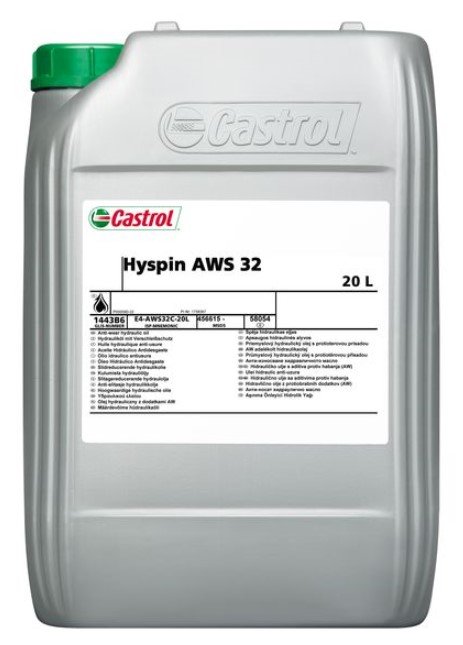 Hydraulic oils Hydraulic oil HYSPIN (20L) 32  Art. HYSPINAWS3220L