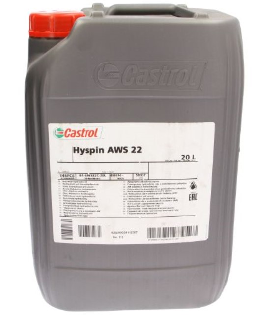 Hydraulic oils Hydraulic oil HYSPIN 22 20L  Art. HYSPINAWS2220L