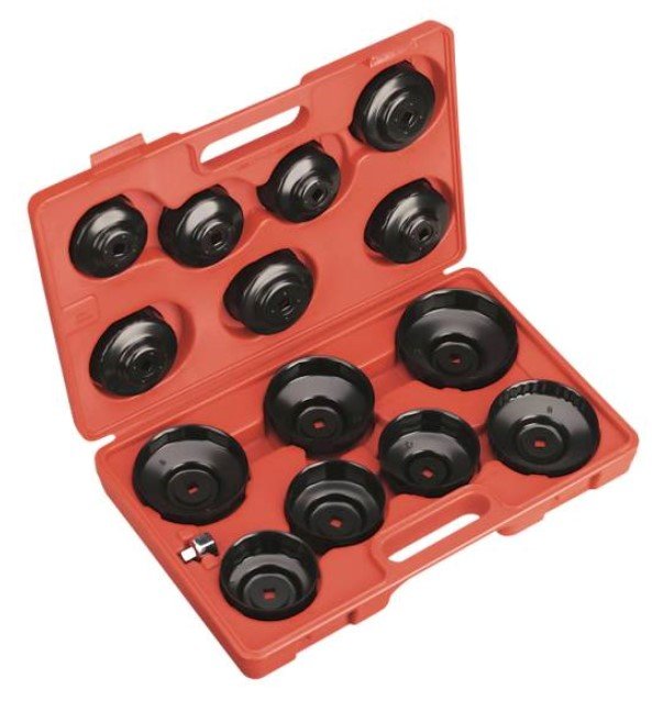 Oil filter wrenches Oil filter wrench set 14 pcs and adapter  Art. 0XAT1104
