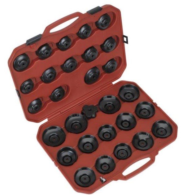 Oil filter wrenches Oil filter wrench set 30 pcs 1/2-3/8"  Art. SEAVS7006