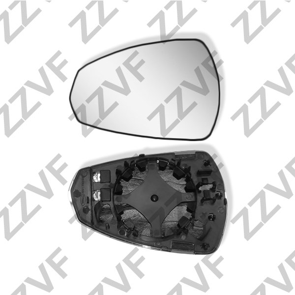 Mirror Glass, exterior mirror (Left)  Art. ZVAU1120L