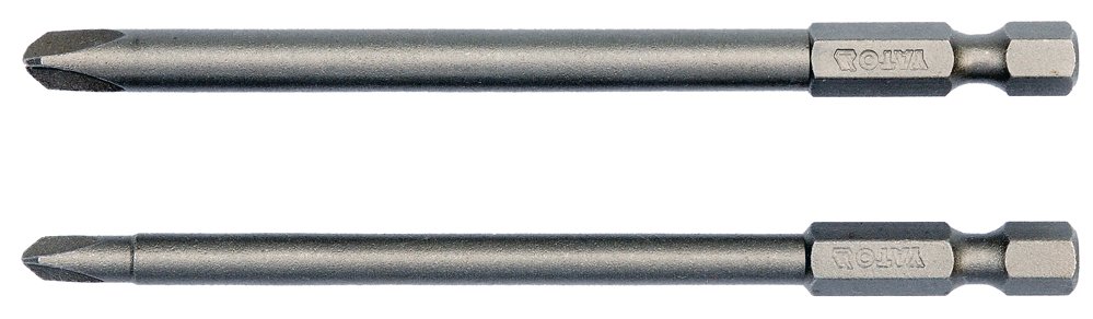 Screwdrivers and bits Tip piece Hex 1/4" Size: Tri-Wing 2mm, 4mm; Length: 100mm; 2pcs  Art. YT0497