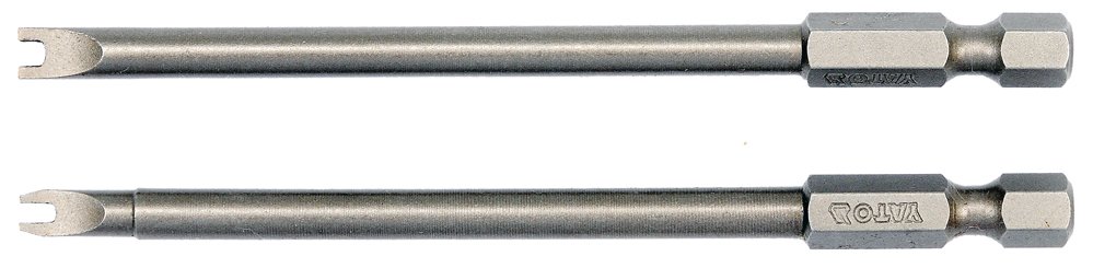 Screwdrivers and bits Tip piece Hex 1/4" Size: Spanner 4mm, 8mm, Length: 100mm; 2pcs  Art. YT0498