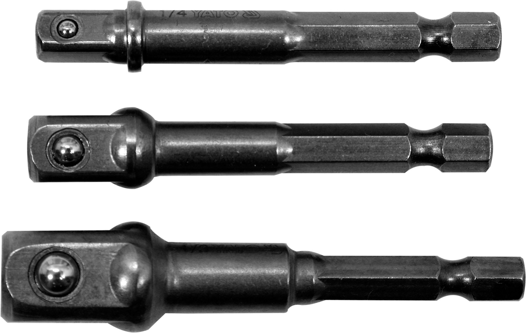 Screwdrivers and bits Adapter Hex 1/4, 3/8-65 MM, 1/2-70MM  Art. YT04685