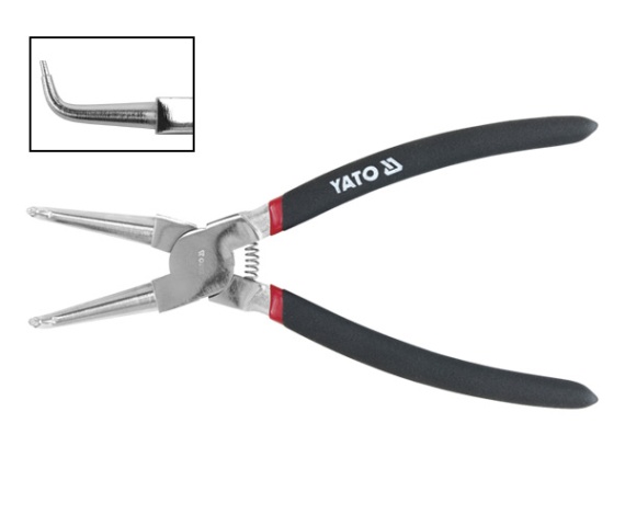 Pliers and cutters Lock ring pliers, Length: 150 mm  Art. YT2143