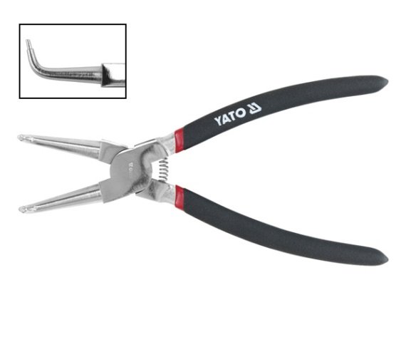 Pliers and cutters Lock ring pliers, Length: 200 mm  Art. YT2147