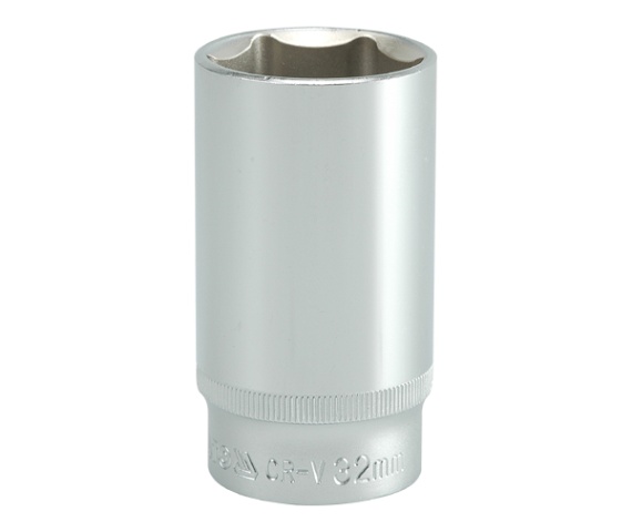 Sockets and screwdrivers Socket CRV 6 angled, Size: 32, 1/2", Length: 76 mm  Art. YT1240