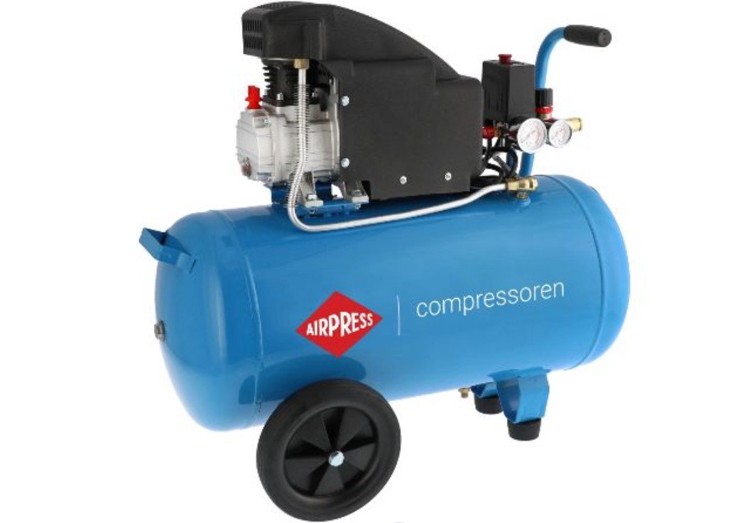 Compressed air compressors and tire inflators 1.1 kW 230V 6-8 bar, 155l/min., 50L  Art. 36830