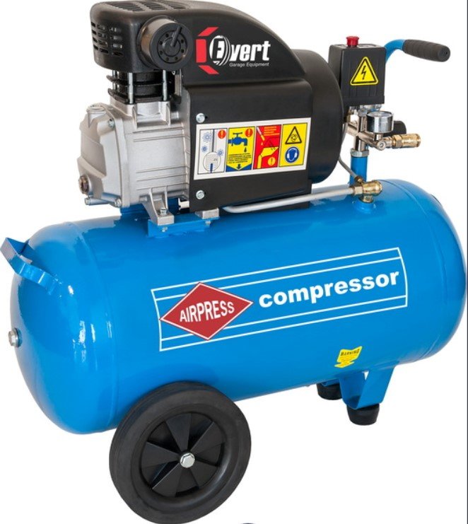 Compressed air compressors and tire inflators 230V, 1.8 kW 8 bar, 325 l/min., 50L  Art. EVERT32550