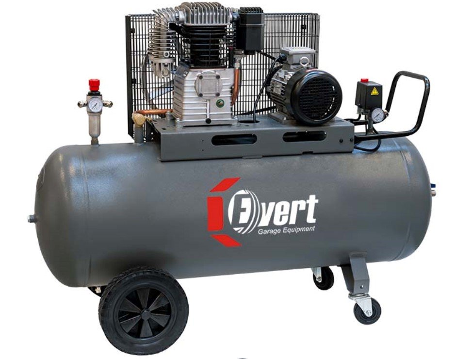 Compressed air compressors and tire inflators 4 kW 400V 10 bar, 690l/min., 270L  Art. EVERT690270K