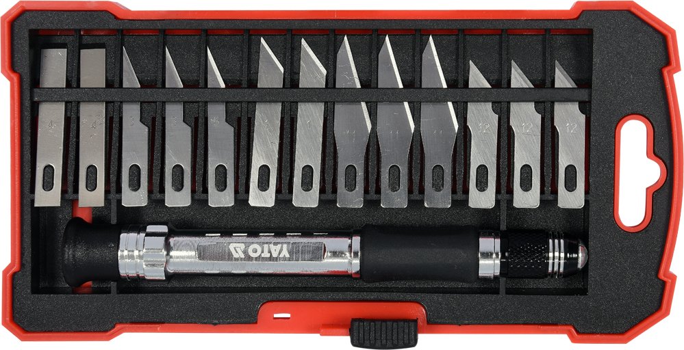 Knives, files, scissors, saws... Blade set 14 pcs  Art. YT75140