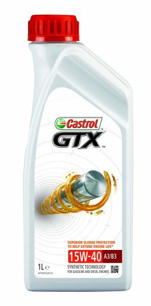 Motor oils Engine oil CASTROL GTX 15W40 1L  Art. GTX15W401L