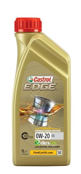 Motor oils Engine oil CASTROL EDGE 0W20 C5 1L  Art. EDGE0W20C51L