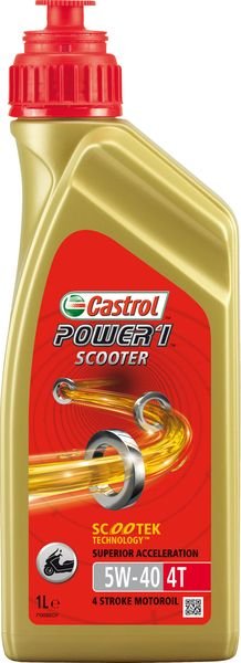 Other Motor Oils Engine oil CASTROL POWER 1 SCOOTER 4T 1L  Art. POWER1SCOOTER4T1L