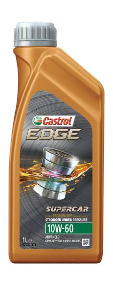 Motor oils Engine oil CASTROL EDGE 10W60 SUPERCAR 1L  Art. EDGE10W60SUPERCAR1L