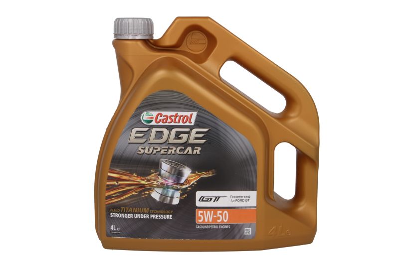 Motor oils Engine oil CASTROL EDGE 5W50 SUPERCAR 4L  Art. EDGE5W50SUPERCAR4L