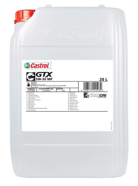 Motor oils Engine oil CASTROL GTX 5W30 MP 20L  Art. GTX5W30MP20L