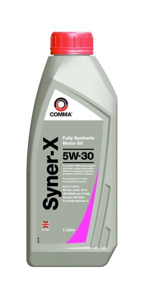 Motor oils Engine oil COMMA SYNER-X 5W30 1L  Art. SYNERX5W301L