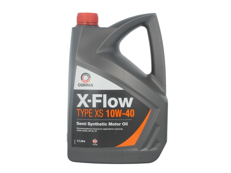 Motor oils Engine oil COMMA X-FLOW XS 10W40 SEMI. 4L  Art. XFLOWXS10W40SEMI4L